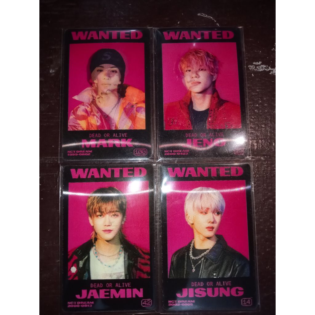 PHOTOCARD OFFICIAL LENTI GLITCH NCT DREAM