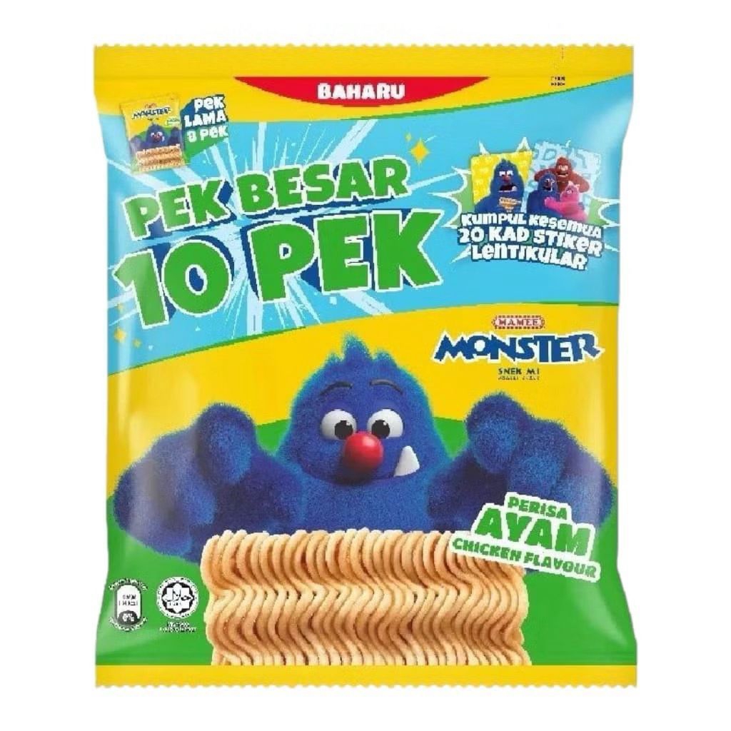 

MAMEE MONSTER SNACK MIE CHICKEN FLAVOR