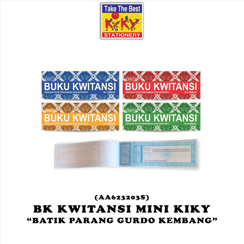 

(BUAH) KIKY KUITANSI KWITANSI BESAR KWITANSI KECIL / KWITANSI KIKY