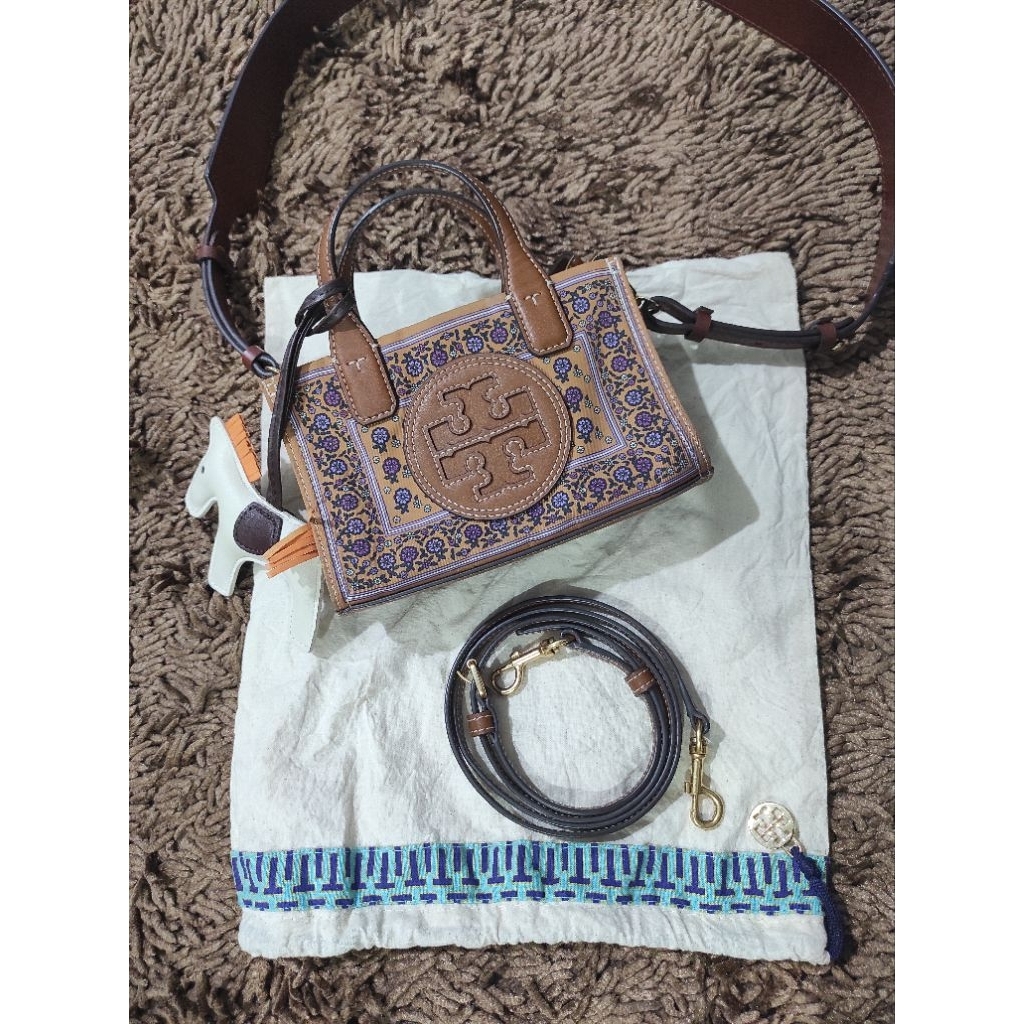 Tory bur<h ella printed mini tote