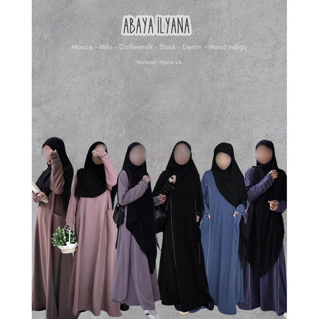 Abaya ilyana silk New