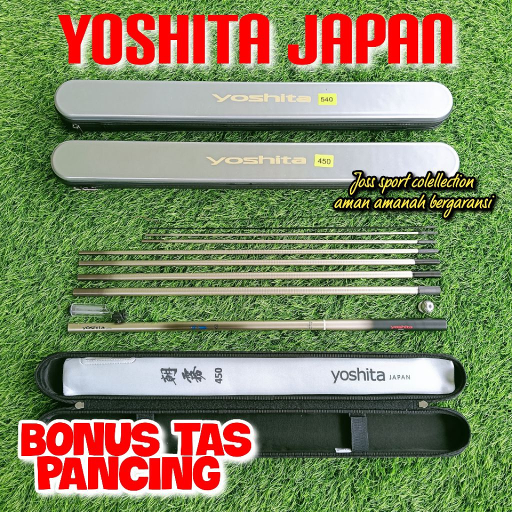 TEGEK YOSHITA JAPAN 450 540 BONUS TAS PANCING
