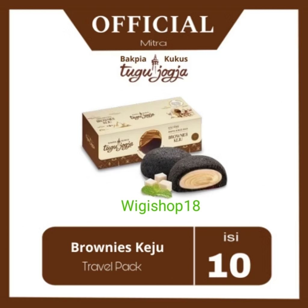 

Bakpia Kukus Tugu Jogja varian Brownies Keju