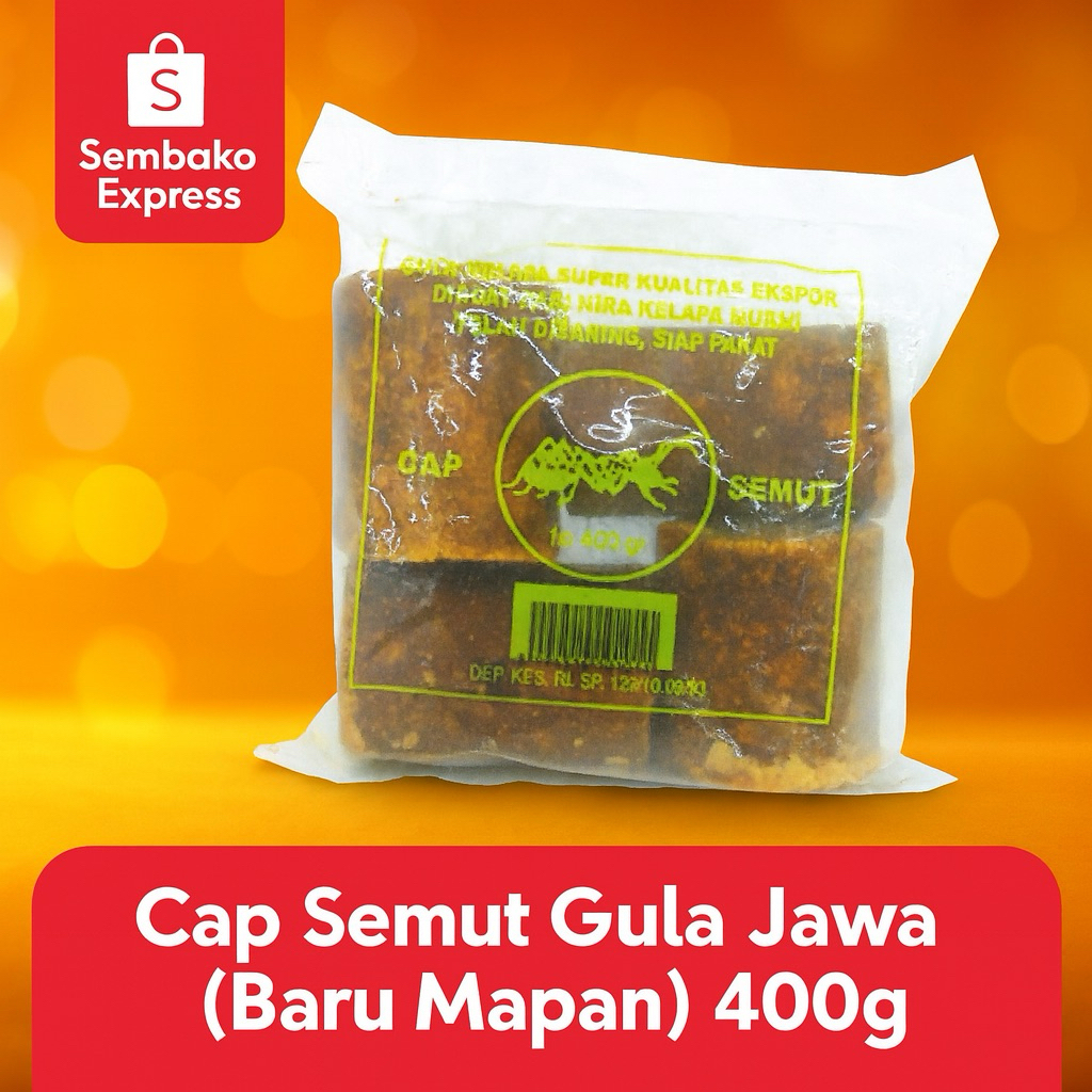 

Gula Merah Gula Jawa Cap Semut 400 g – Manis Alami dari Nira Kelapa Murni