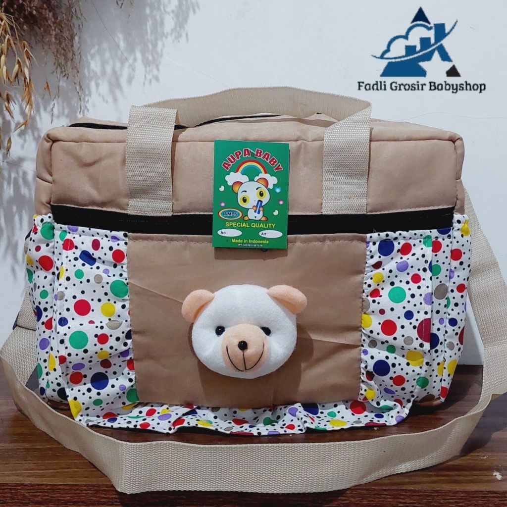 Tas Bayi Besar Fadli Boneka Beruang Motif Balon Terbaru