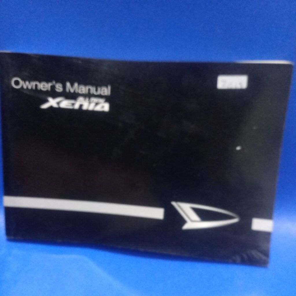 buku Owners manual daihatsu all new xenia 2013