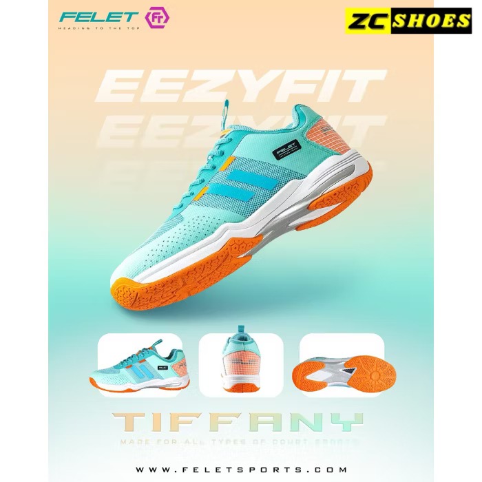 Felet EEZYFIT Badminton Shoes - Sepatu Badminton Original Felet