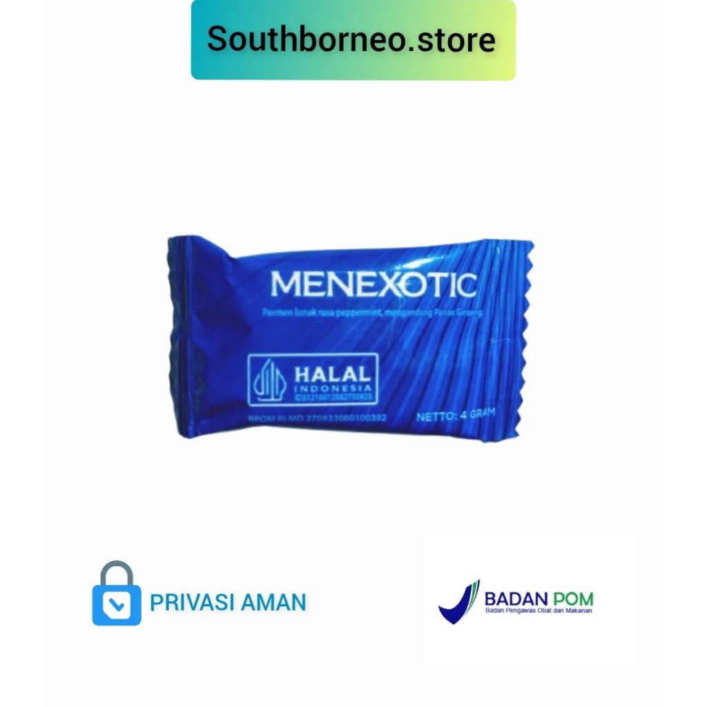 

MENEXOTIC Candy | Permen Ginseng Peppermint - 1 Pcs