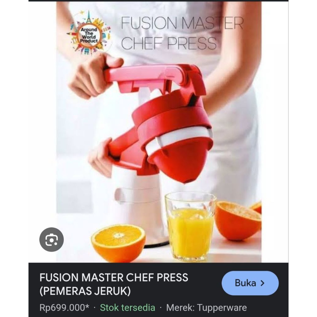 fusion master chef press