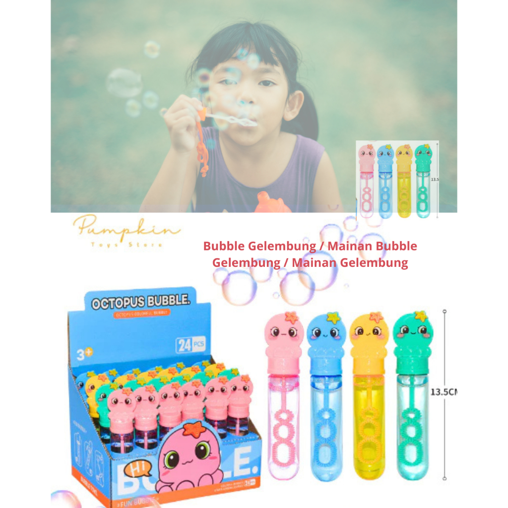 Bubble Gelembung / Mainan Bubble Gelembung / Mainan Gelembung / Mainan Balon Gelembung / Gelembung B