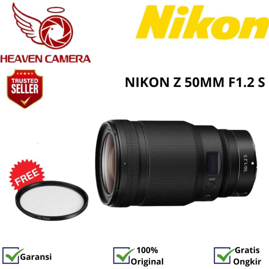 Nikon Z 50mm f1.2 S Lensa Nikon NIKKOR Z 50mm f/1.2 S Garansi Resmi