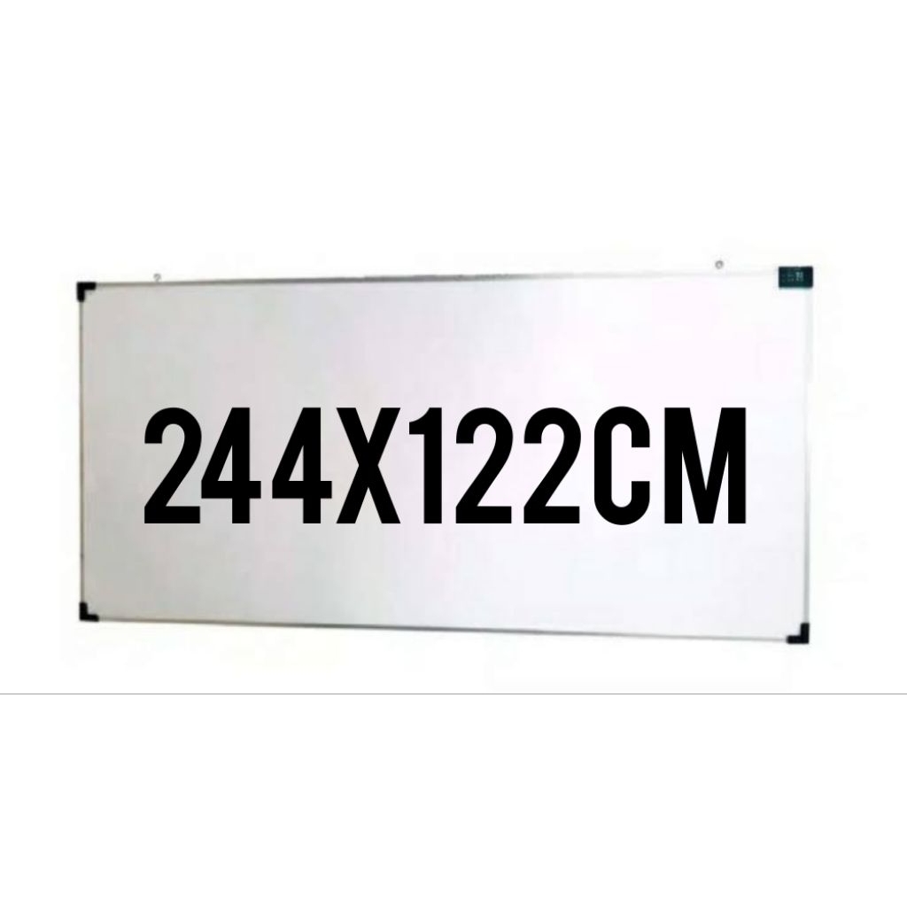 

Papan Tulis Jumbo Putih White Board Ukuran 244x122cm Ketebalan 3 mm‎