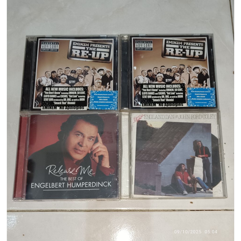 cd EMINEM-The Re Up (1) / EMINEM-The Re Up (2) / ENGELBERT HUMPERDINCK-The Best Of : Release Me / Be