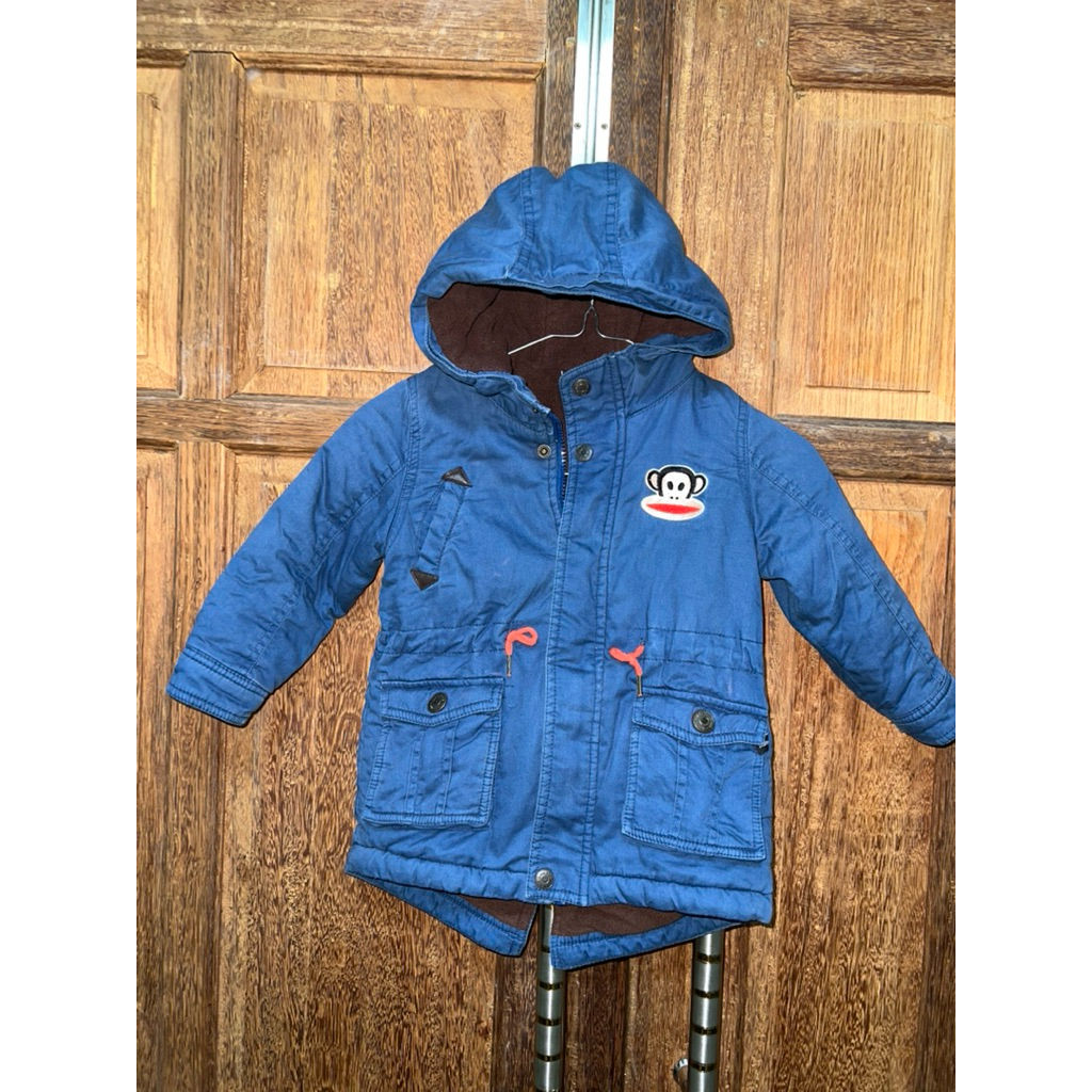 Jaket hangat anak merk pancoat, size tag 100