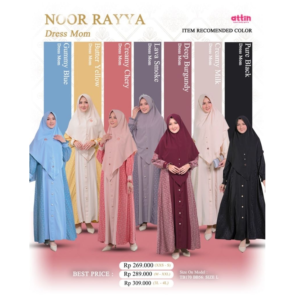 Gamis Noor Rayya By Attin Hijab