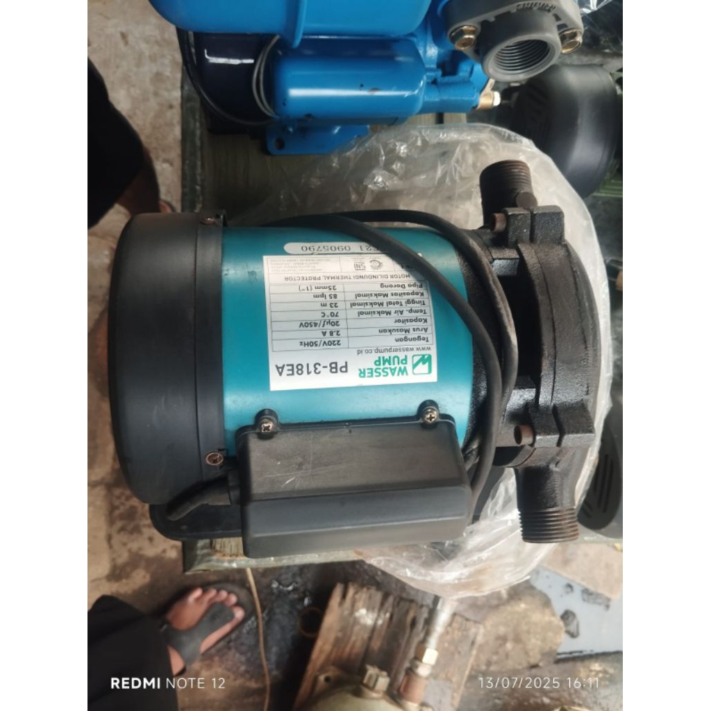 mesin pendorong wasser pump 318watt