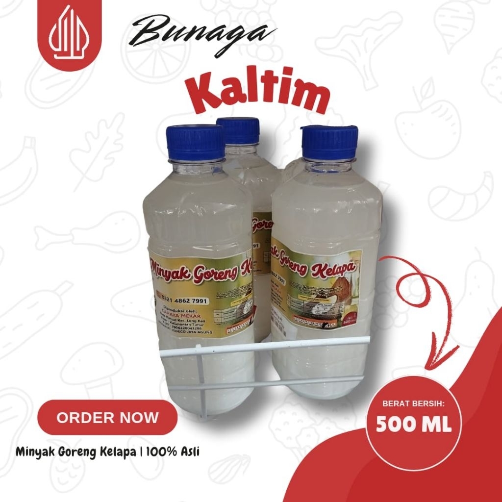 

Minyak Goreng Kelapa Bunaga – 100% Asli & Sehat