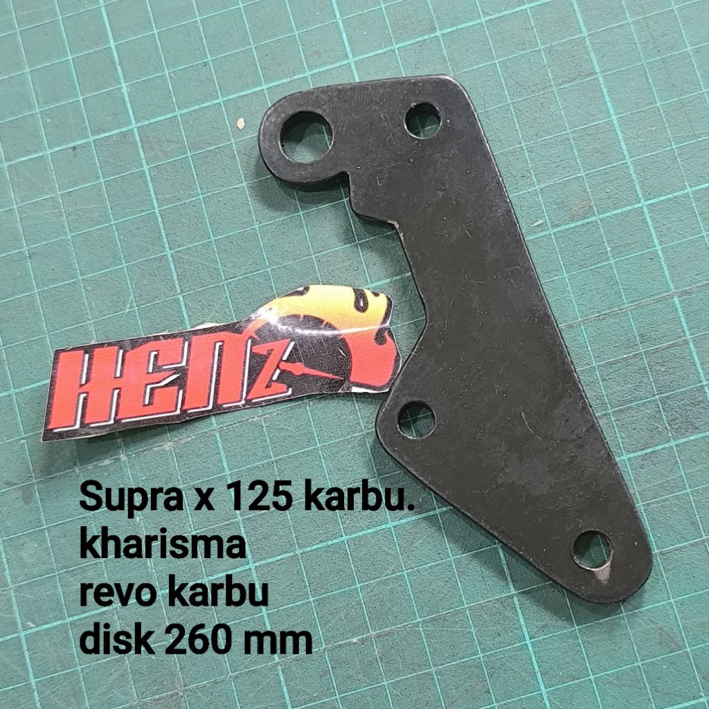 pangkon bracket breket kaliper nissin Samurai 2p kaliper standart  supra x supra fit revo lama khari