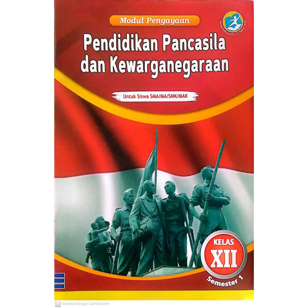 Buku LKS  PPKN Kelas 12 SMA/MA/SMK/MAK Semester 1 Kurikulum 2013