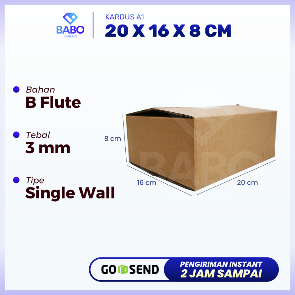 

Kardus Packing 20x16x8 - Karton Box Dus Kotak Packaging Madu Vitamin Polos Murah Baru