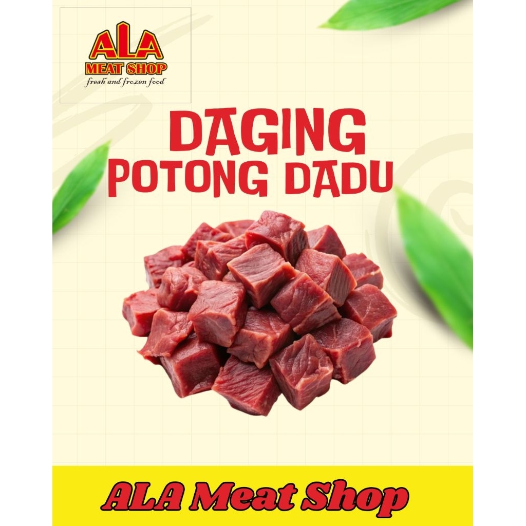 

Daging rendang potong Dadu