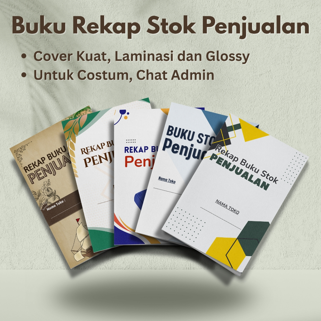 

Buku Stok Barang - Buku Stok Gudang Tinggal Pake Ukuran A5