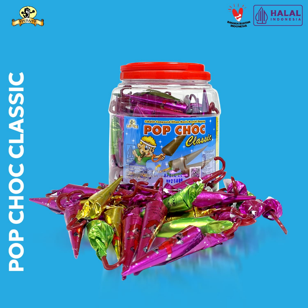 PUSAN POP CHOC CLASSIC (COKLAT PAYUNG)