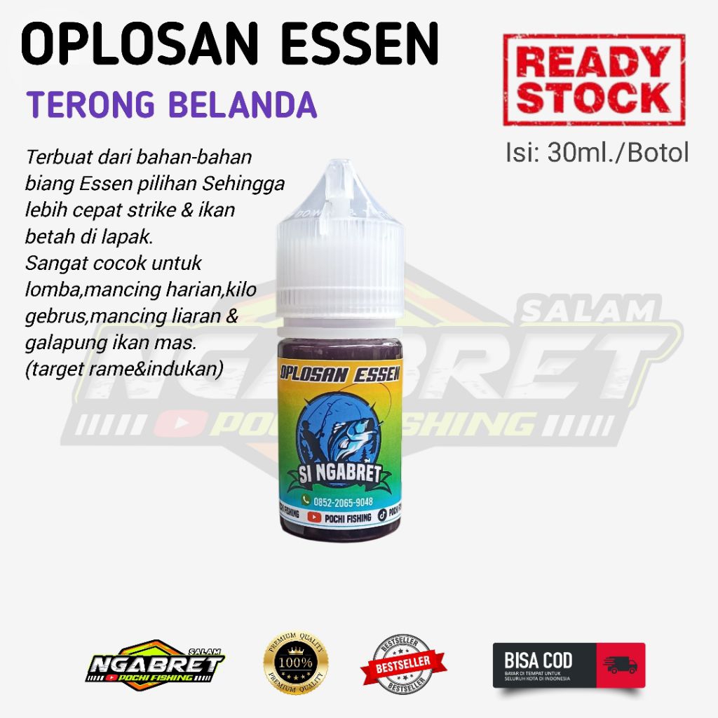 Oplosan Essen terong Belanda isi 30ml.Essen si ngabret