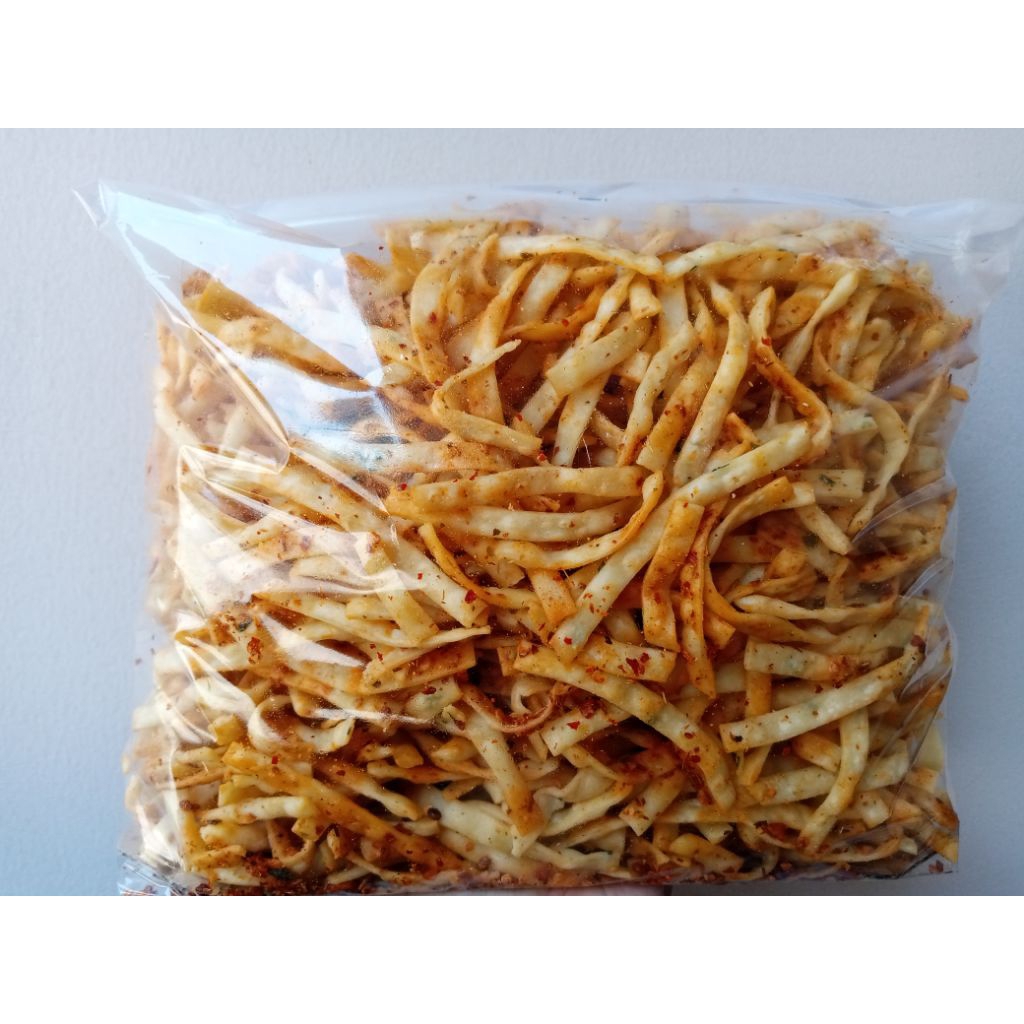

STIK BAWANG ENAK RENYAH 500GR PEDAS