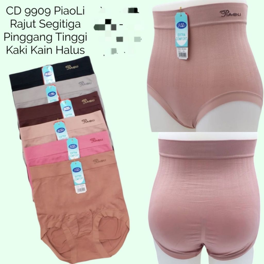 (6PCS)CELANA DALAM WANITA PIAOLI .RAJUT BISA UNTUK KORSET..BAHAN RAJUT LEMBUT