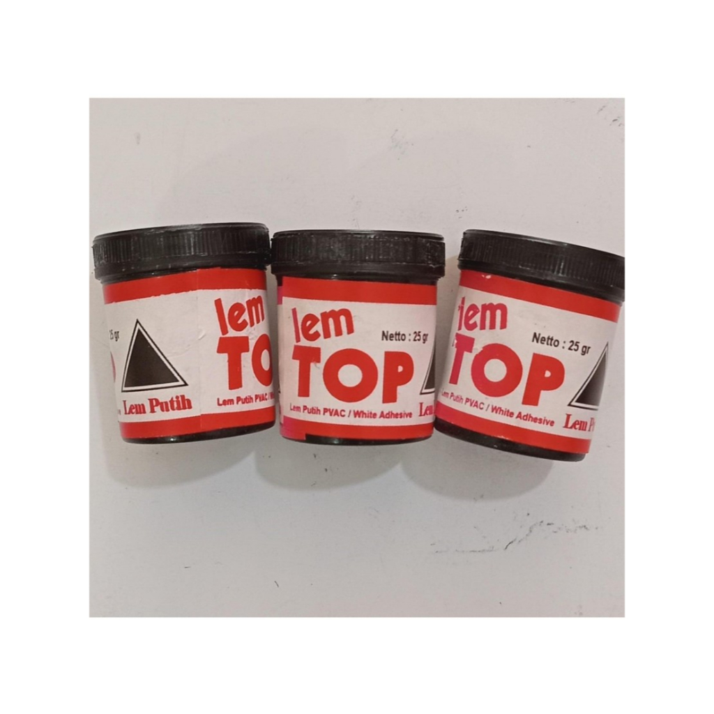 

[1 Pcs] Lem Top Putih 25 Gram / Lem Top Kayu Serbaguna PVAC Botol 25 Gram