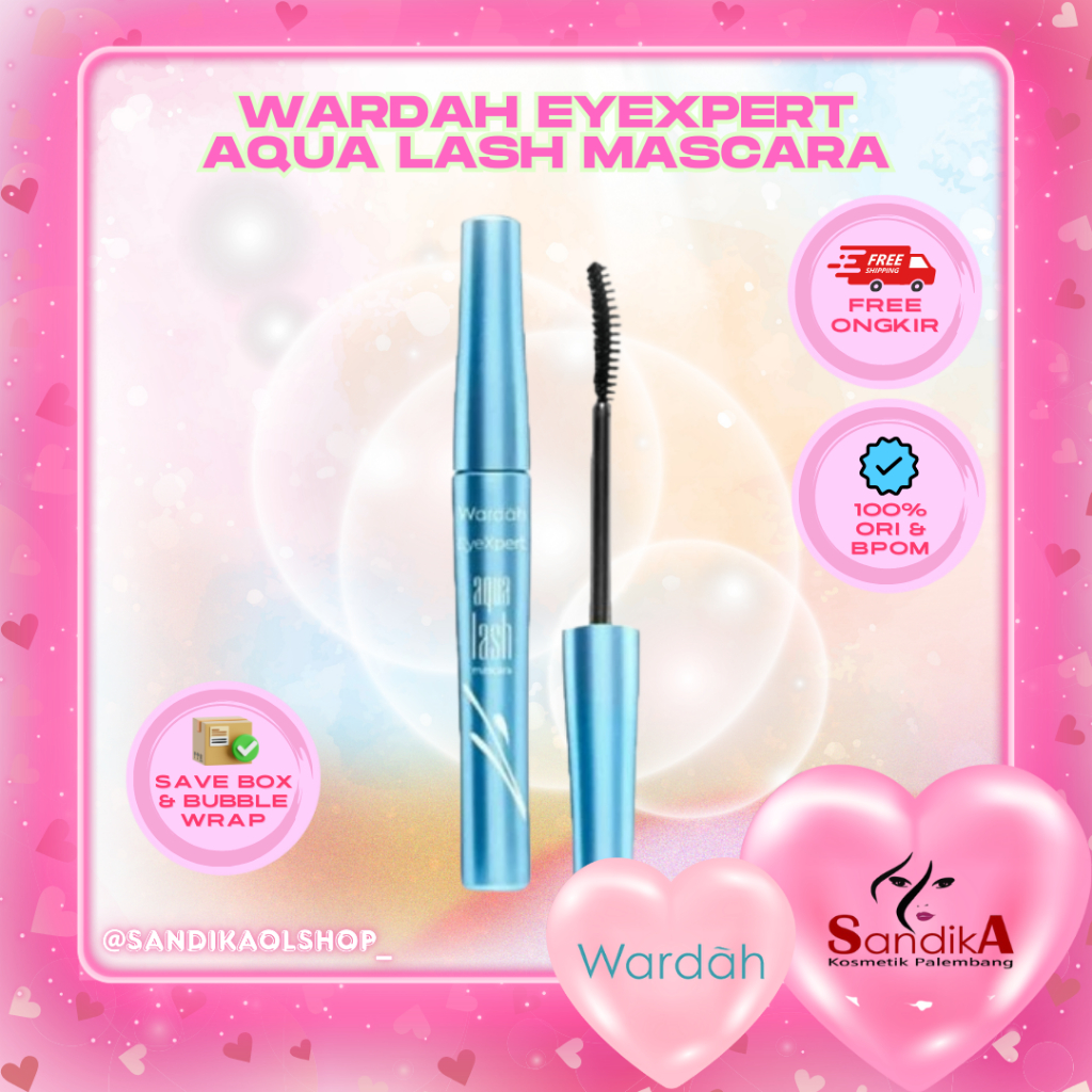 Wardah Eyexpert Aqua Lash Mascara/Maskara Wardah/maskara waterproof