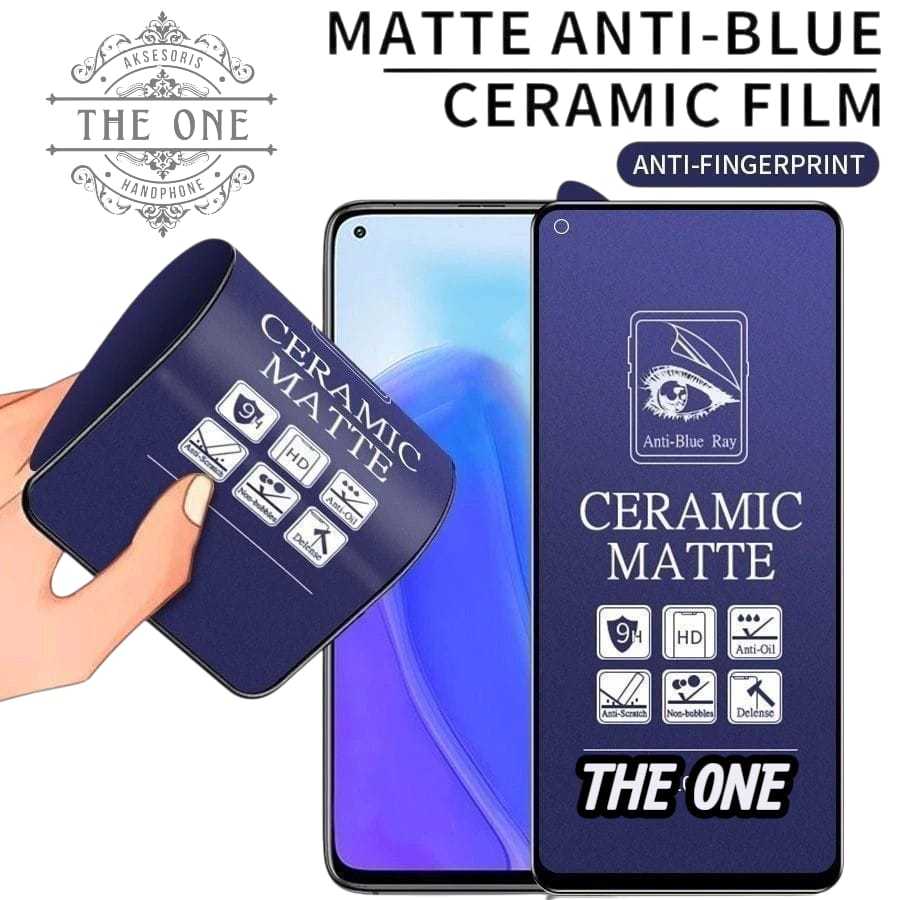 Anti Gores Matte Blue VIVO S1 S1 PRO Y1S Y3 Y22 Ceramic Nano Anti Blueray