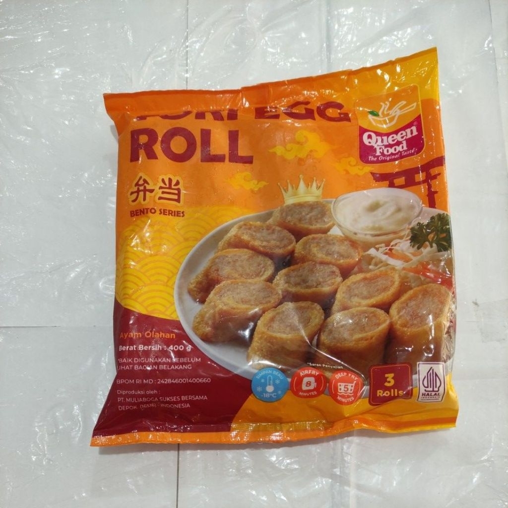 

Queen Food TORI EGG ROLL 400g