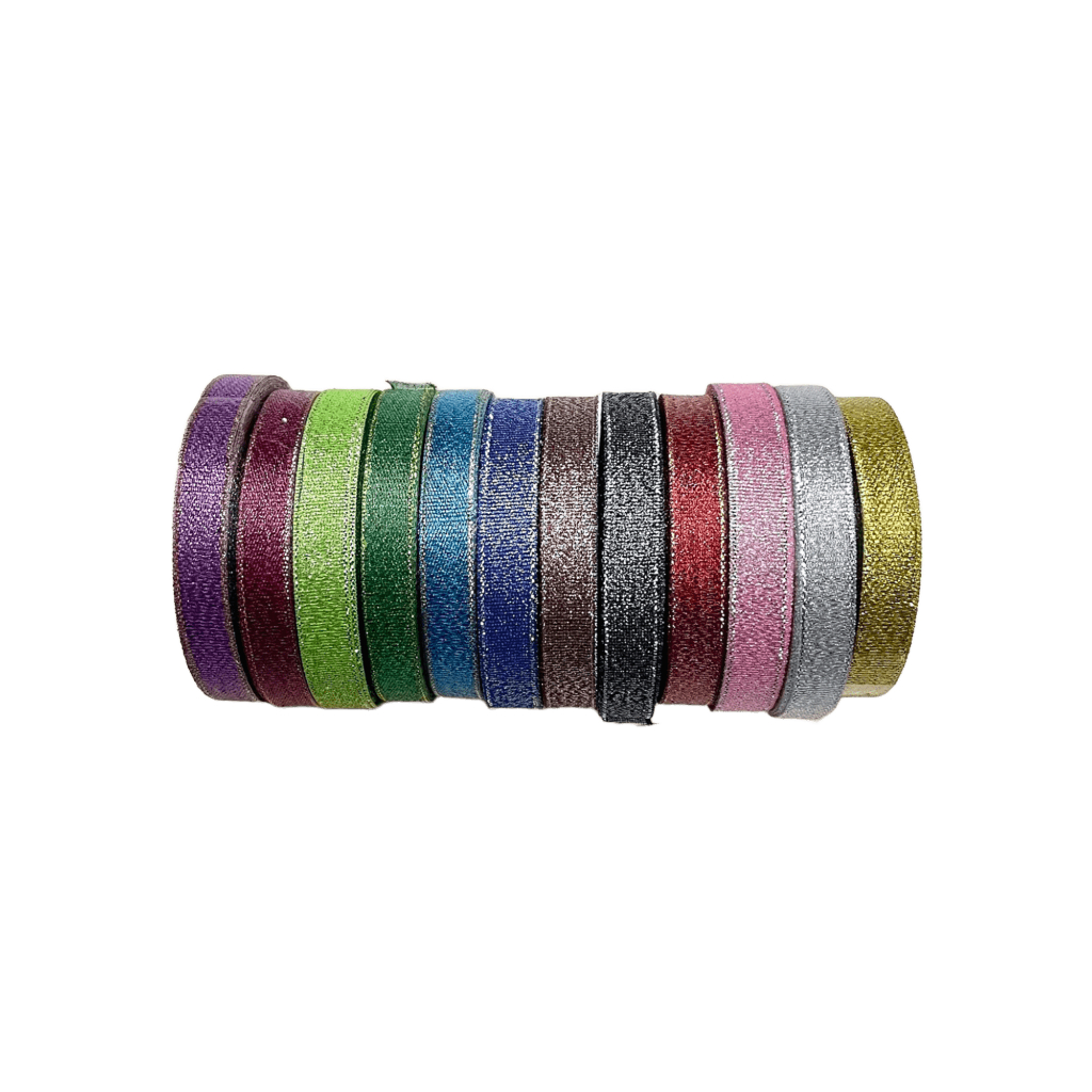 

Pita Roll Glitter Warna Warni 1/2 Inch (1,2 cm) x 18 Meter Dekorasi Ulang Tahun Kado Souvenir