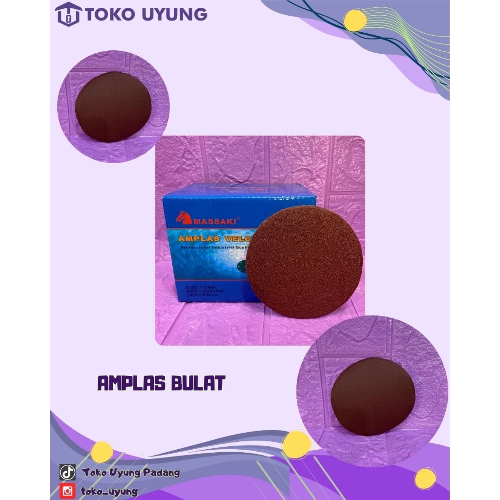 Amplas Bulat - Amplas Kayu Logam Plastik