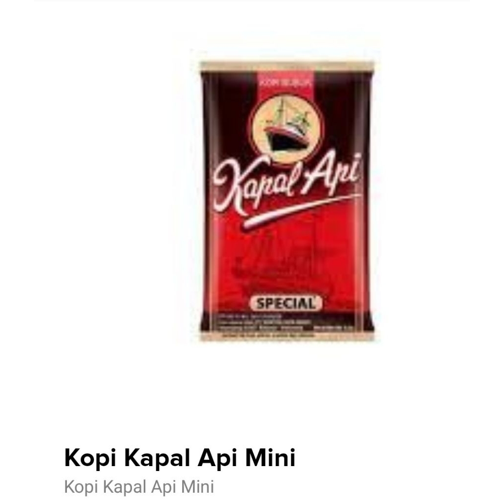 

Kopi kapal api mini