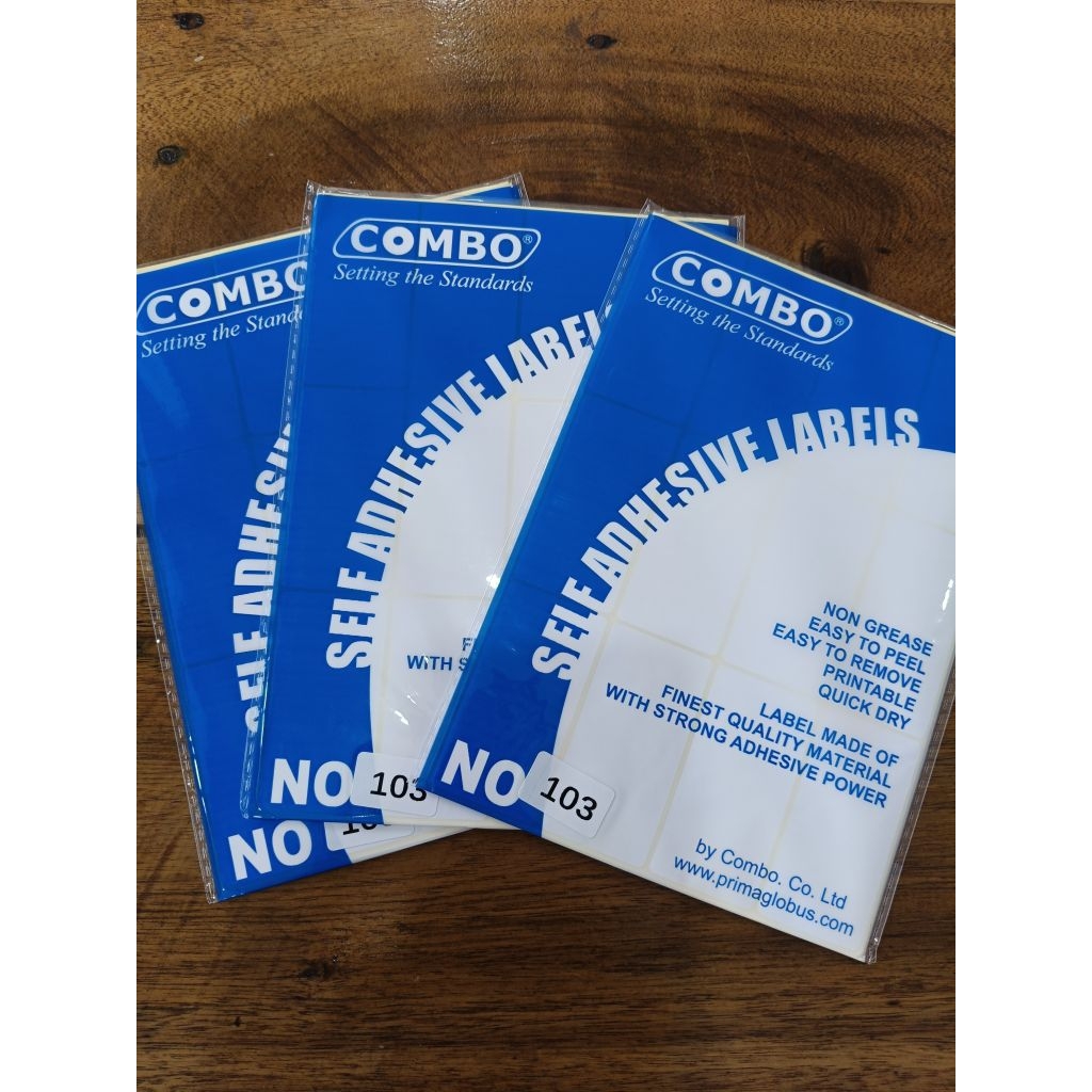 

COMBO STICKER LABEL 103