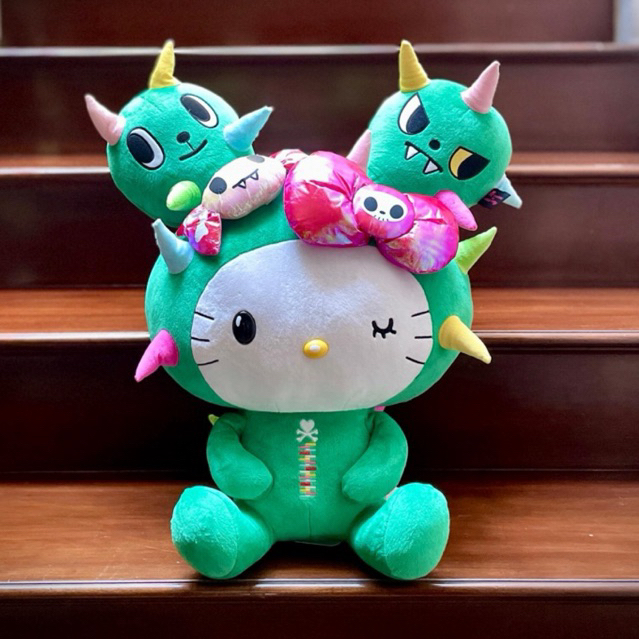 Hello Kitty Tokidoki Cactus Jumbo Sanrio original Plush Boneka Doll
