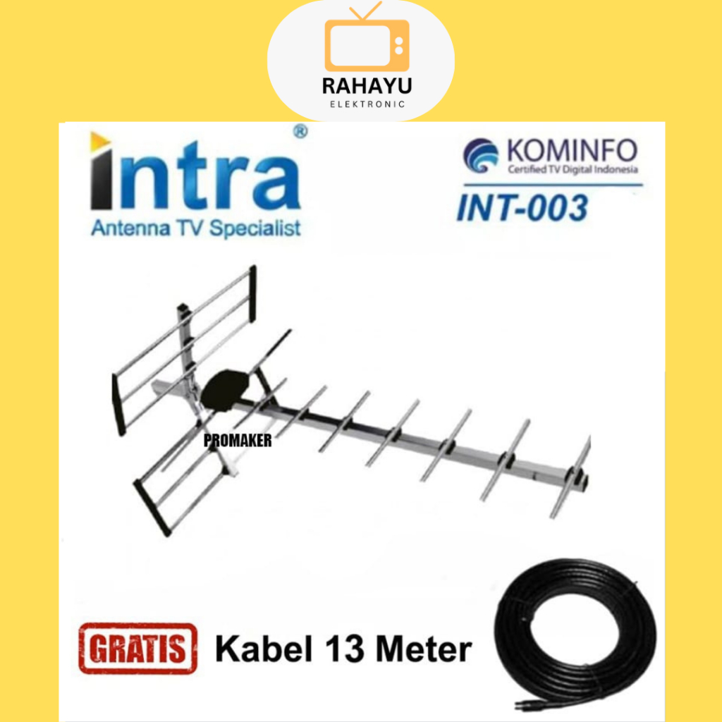 Antena Intra  TV Digital  Luar / Outdoor INT-003 / INT-005