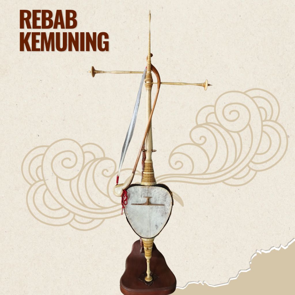 Rebab Kayu Kemuning Full Set - Alat Musik Tradisional Jawa untuk Gamelan Karawitan
