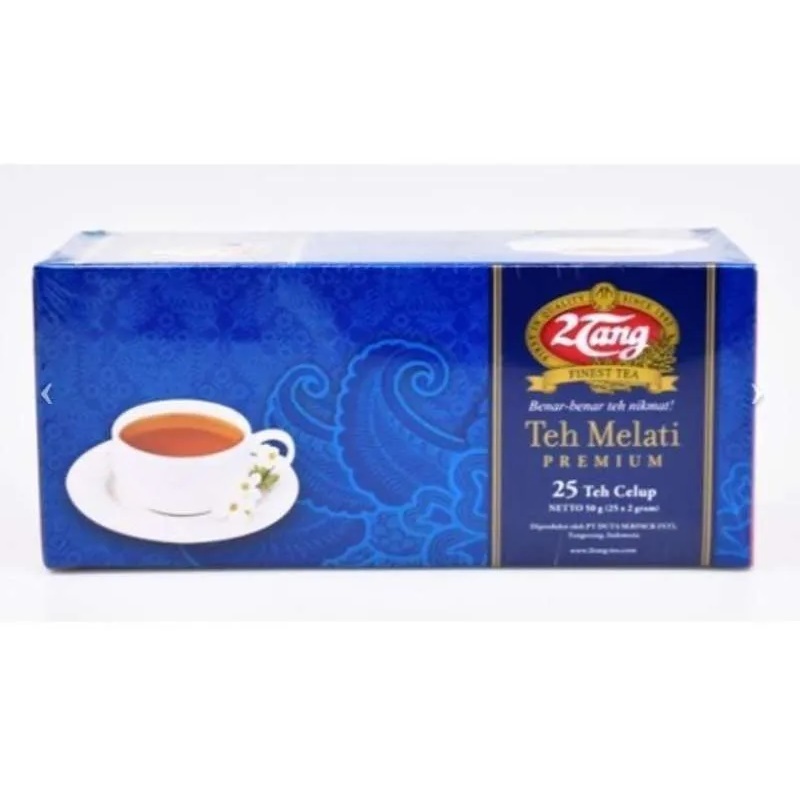 

2Tang Jasmin Tea Premium 25 Bags Teh Celup Melati 50g