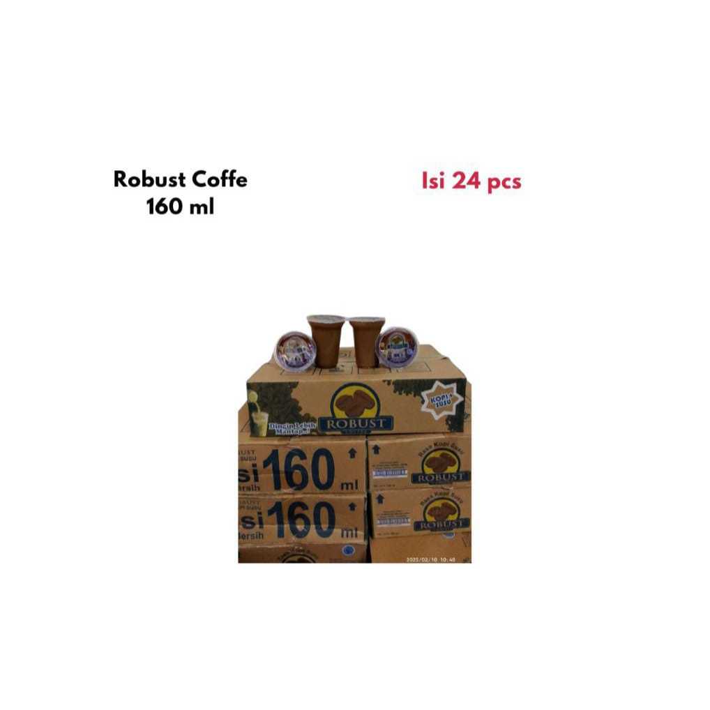 

Robust Coffee 160ml Dus Isi 24 Botol – Kopi Siap Minum Praktis & Nikmat