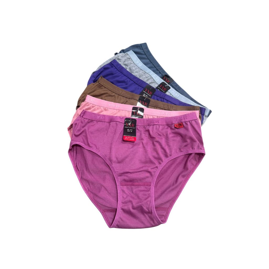 6 & 12 PCS CELANA DALAM WANITA YI XIN REN 2971