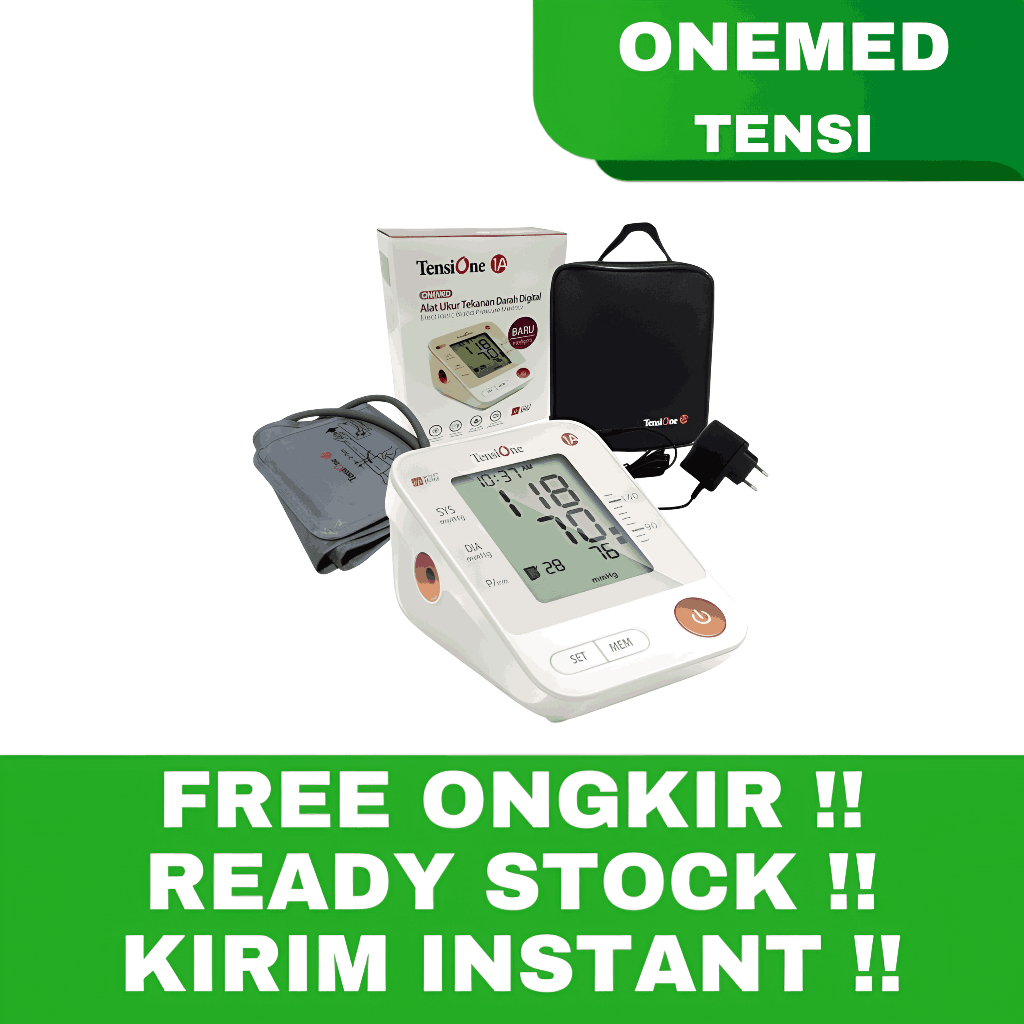 ONEMED TENSI ONE ALAT UKUR TEKANAN DARAH DIGITAL TENSI ANEROID ONEHEALTH TENSIMETER DIGITAL TRUE 1 O