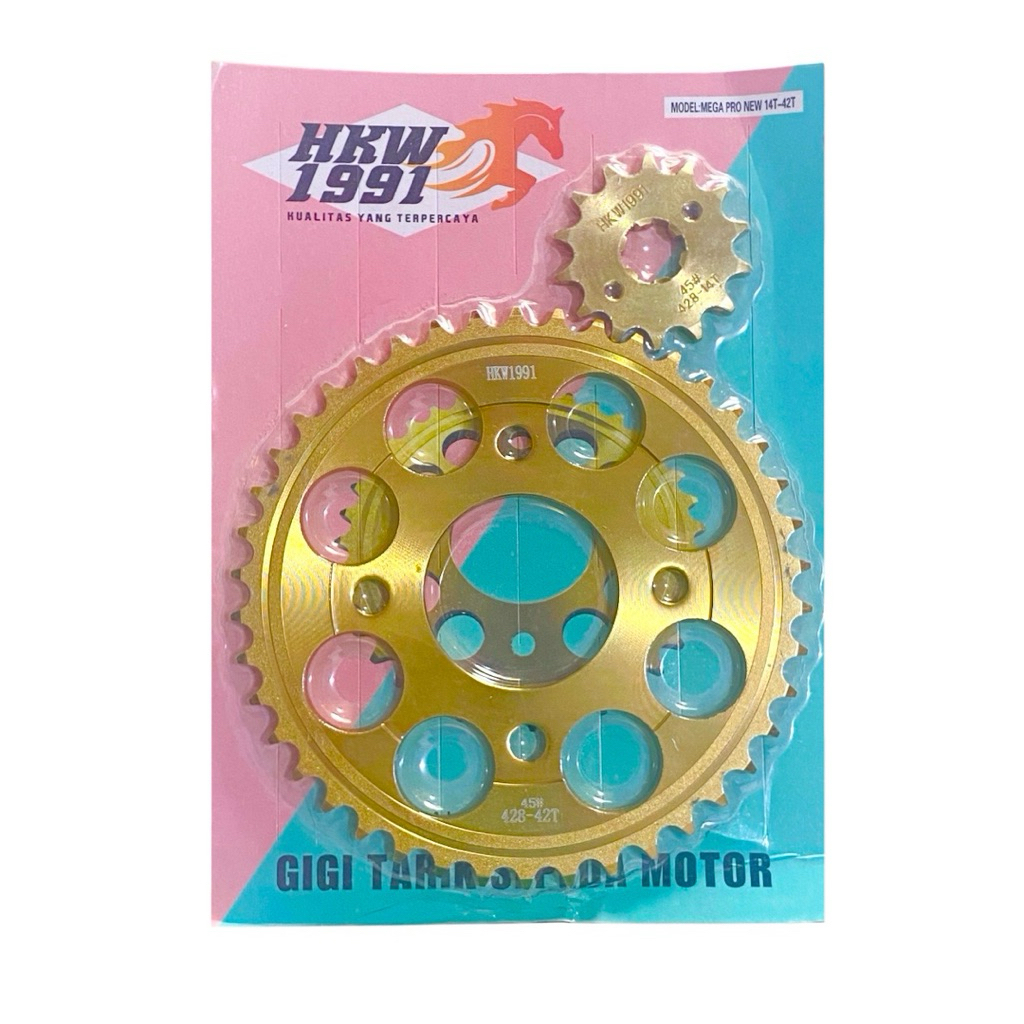 GEAR SET MEGAPRO NEW 2010 14T/42T HKW1991