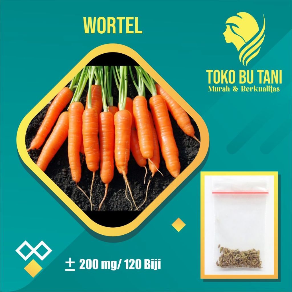 BTN Benih Wortel Bibit Wortel Sayur Wortel - Bibit Tanaman Sayur Sayuran