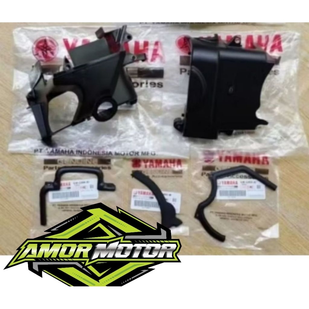 COVER TUTUP BLOK MESIN KIRI KANAN YAMAHA MIO SPORTY , MIO SMILE , MIO SOUL KARBU , FINO KARBU , NOUV