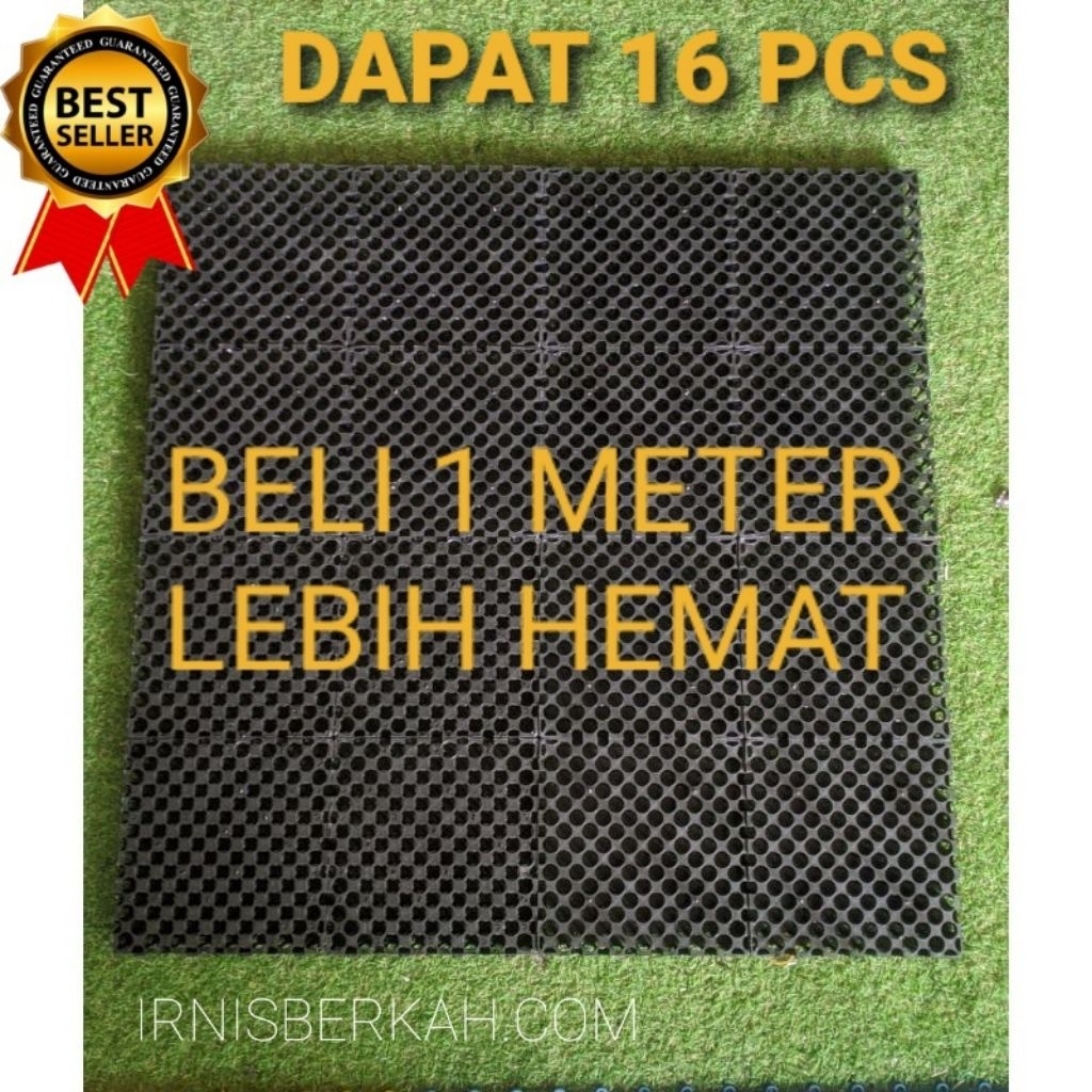 DRAINASE RUMPUT SINTETIS 1 METER (16PCS)
