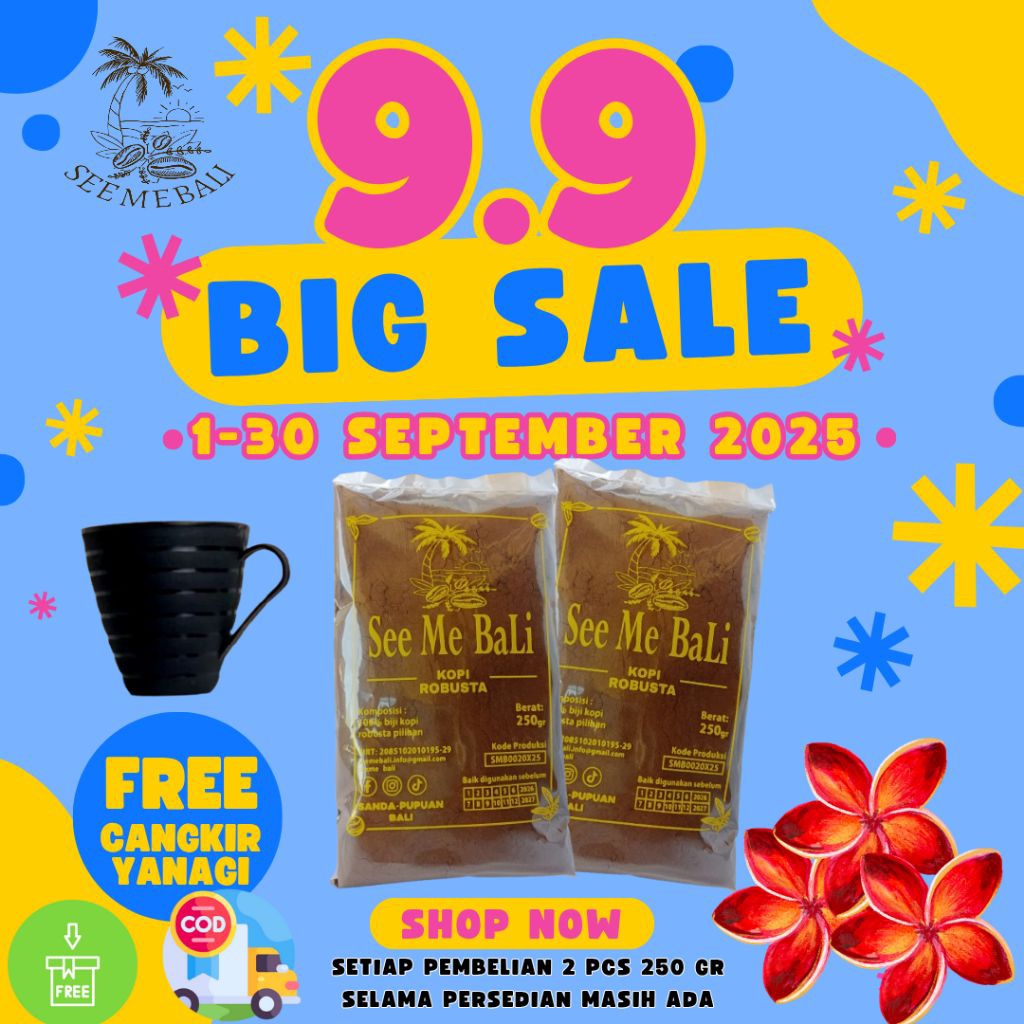 

Kopi Bubuk Robusta Bali 250gr